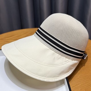 ✨Pyk派克✨2025新款防曬漁夫帽遮陽帽夏季鏤空透氣紫外綫遮陽遮臉鴨舌帽牙貼