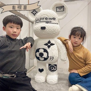 💯全網優價💯相容樂高 暴力熊 暴力熊擺件 暴力熊積木 微小積木 積木 拚裝暴力熊 拚裝 積木 相容樂高積木巨大型超白