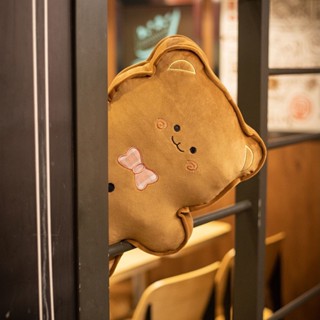 521ins 小熊餅 抱枕 空調房 午睡枕 薑餅人 靠墊 沙發 枕頭 柔軟彈 卡通 少女