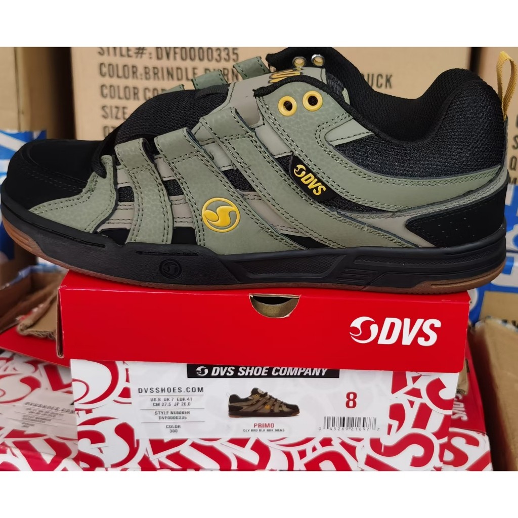 DVS Primo Olv Brd Blk Nbk 嘻哈情侶街頭滑板鞋運動鞋口香糖粘膠休閒鞋