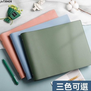 【熱賣推薦】💥a4活頁本 可拆卸網格本 6孔活頁可拆中學生課堂筆記本 簡約ins風手帳
