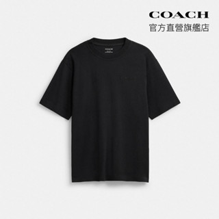 【COACH】棉質T恤-黑色(CU383)｜官方直營