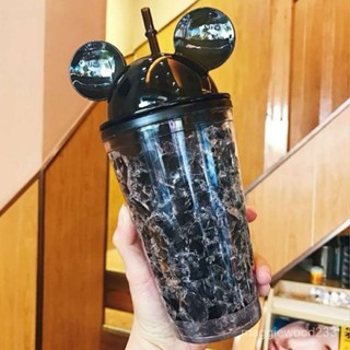 拼全蝦皮最低價虧本促銷可愛碎冰杯塑膠雙層製冷吸管杯成人夏日冰酷杯學生隨手杯