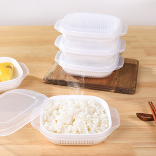 日本NAKAYA米飯分裝盒上班族可微波剩飯冷凍盒便當水果保鮮盒