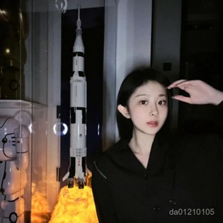 積木 積木玩具 航天積木 玩具 3D立體積木 禮物 生日禮物 阿波羅土星五號 航天火箭模型 成年高難度積木 建築積木