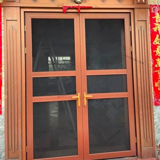 【到府安裝+丈量+總價私訊】北京金剛網紗門金鋼網紗窗防盜窗折疊沙門可拆卸紗窗防易清洗f2