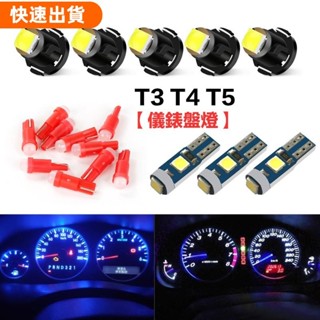 桃園發貨💖秒殺價 儀錶盤燈 汽車機車儀表盤LED燈 T3 T4.2 T4.7 T5 指示燈 空調燈