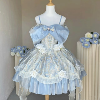 lolita洛麗塔禮服高階輕奢小眾演出展宮廷風聚會超僊成人禮公主裙Cos服錶演服演出服角色扮演服禮服