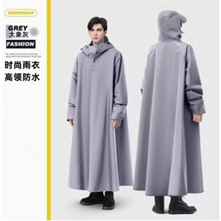 限時下殺🔥可戴安全帽連身雨衣騎行可穿加厚加長大帽簷全身款雨披電動車人車分離防暴雨成人電瓶車機車騎行方便上下車