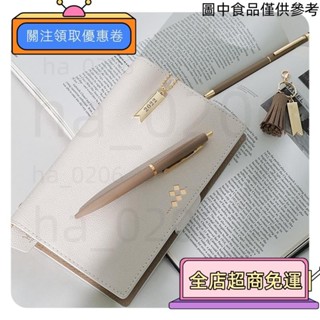 桃園發出✨ 筆記本手賬本高檔商務A6活頁本高顏值手賬本女隨身便攜小記事本本子筆記本訂製本子