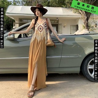 🔥臺灣出貨🔥 泰國大象褲 海灘褲女 涼感長褲 波西米亞 泰國服飾花褲 旅遊民族風弔帶旅行套裝波西米亞風流蘇背心闊腿褲
