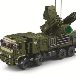 【壹號館】坦克 小魯班鎧甲S1S軍事主戰坦克裝甲車積木模型益智拼裝玩具男生禮物