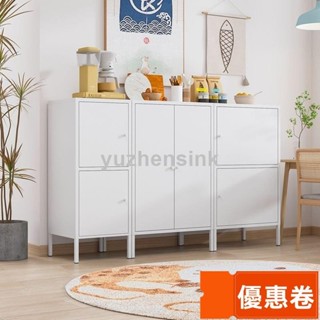 全網最低 ✨生態闆材無異味 高品質加厚輕奢鐵藝餐邊櫃家用櫥櫃廚房收納櫃客廳家居茶水櫃陽臺儲物櫃 VP9N