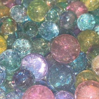 🧊桃園低價🧊水晶寶寶 霸王珠 海綿寶寶 泡大珠 夢幻銀河泡大珠-海綿小孩彩色閃亮水晶泡蛋
