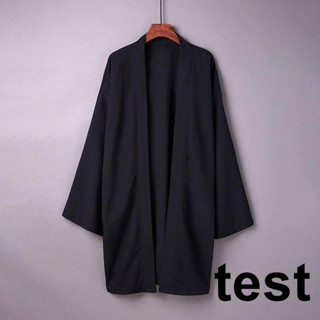 ★夜夜生活館★新品熱銷 夏季港風復古中長款和服小外套羽織中國風百搭冰絲薄款防曬衣外套潮CBV