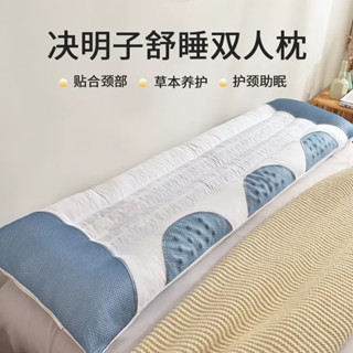 💥臺灣有貨💥護頸椎蕎麥雙人長枕頭 長款枕 助睡眠 單人枕 雙人枕 宿捨枕 護頸枕 長枕頭 枕頭 枕頭枕芯 長枕