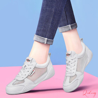 ❣️臺灣齣貨❣️2024春季新款女鞋網麵透氣闆鞋女款百搭休閒鞋輕便運動鞋小白鞋子singtime