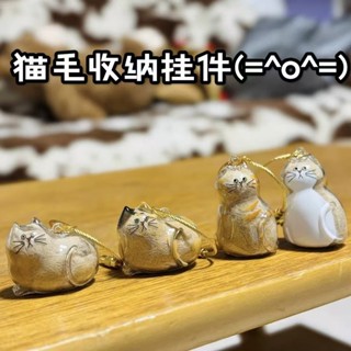 貓毛收納盒吊飾｜透明扭蛋貓咪造型毛發存放膠囊｜紀念鑰匙扣掛件｜寵物毛髮收集盒飾品5