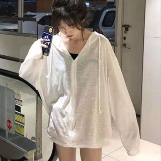 ❤限時特賣❤M-4XL 大尺碼 外套 防曬外套 長袖上衣 300斤長袖防曬外套女夏季薄款寬鬆上衣ins潮 韓版 FUEG