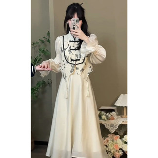 2025新款漢服 國風套裝女 夏季穿搭套裝 兩件套 新中式女裝國風改良漢服宋製超僊漢元素日常上衣半身裙兩件套裝夏