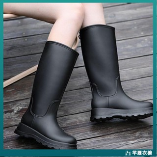 新品特價-廚房工作靴 高筒雨鞋 雨靴 雨鞋 防水雨靴 防滑靴 防水靴 長靴 釣魚鞋 時尚女士雨鞋女高筒水鞋長靴
