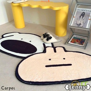 臺灣發貨【免運】Jenny❥卡通可愛小動物毛絨地毯臥室防滑床邊毯浴室吸水腳墊家用入戶門玄關墊