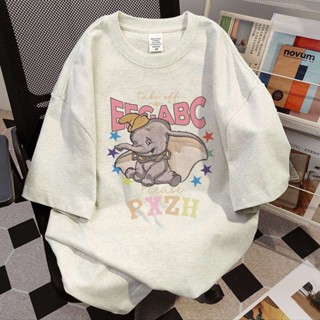 LISA 美式 寬鬆 oversize 純棉短袖 卡通印花 百搭 短袖 t恤女 情侶t桖 男女衣服 夏季 顯瘦 女上衣