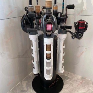 廠商 特惠🔥免開電子發票🔥落地式漁竿架座 路亞竿展示收納置物架 5聯家用免打孔 時尚垂釣漁具 置物架 收納置物架