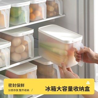 💥臺灣倉庫出貨💥 【透明盒身】食品級冰箱收納盒保鮮盒廚房蔬菜水果專用整理神器冷凍鷄蛋餃子盒
