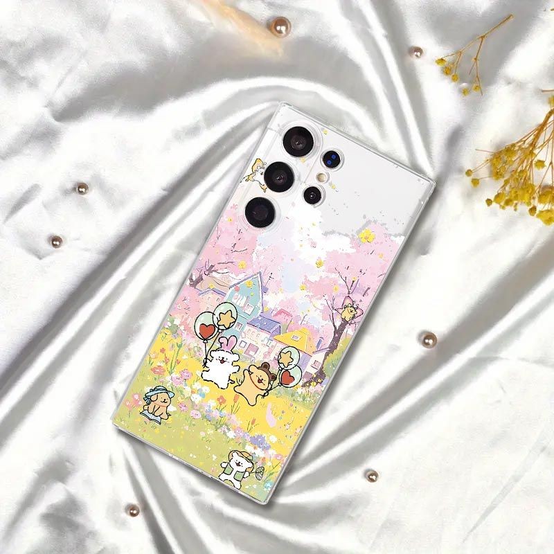 【現+免運】線條小狗三星GalaxyS24手機殼搞怪GalaxyA71(4G)藝術感GalaxyNot機殼 防摔殼 手機