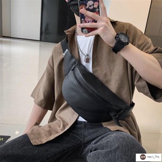 💥熱銷💥💜時尚💜男士胸包休閒運動防潑水腰包時尚學生工裝騎行包手機包情侶斜挎包挎包腰包百搭小腰包