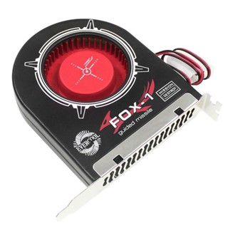 FOX-1臺式電腦風扇散熱器 FOX-2顯示卡機箱PCI位渦輪風扇排風散熱器 伊斯