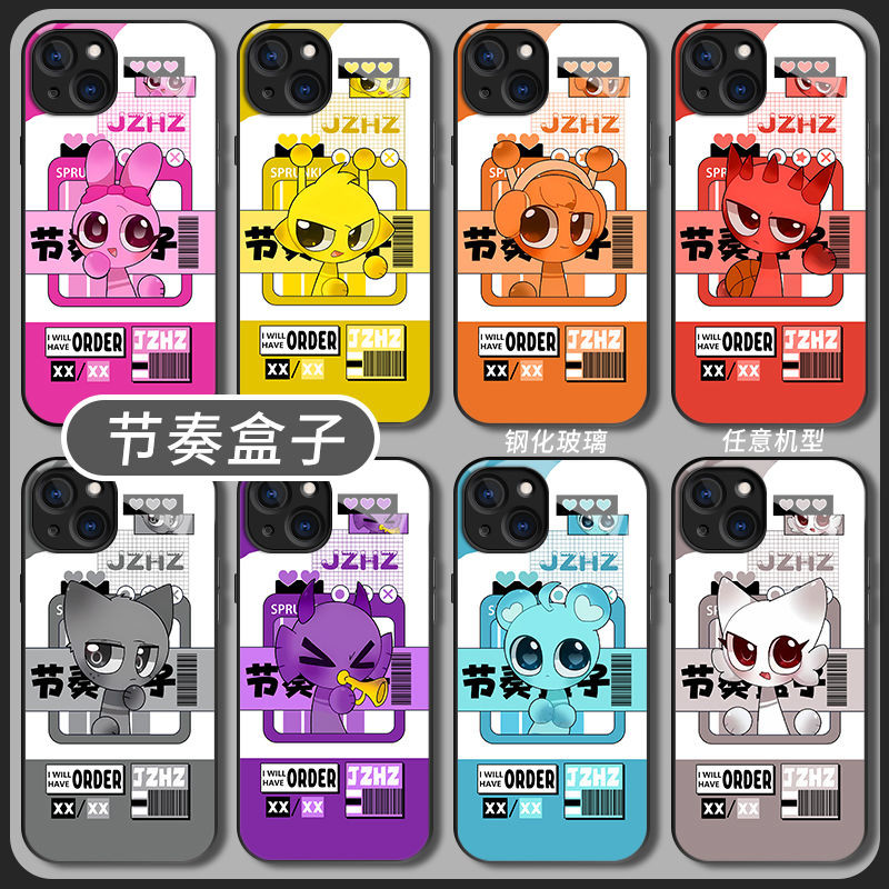 節奏盒子 手機殼 節奏盒子Sprunki遊戲周邊手機殻適配華為榮耀vivoOPPO蘋果16小米9 PYPT