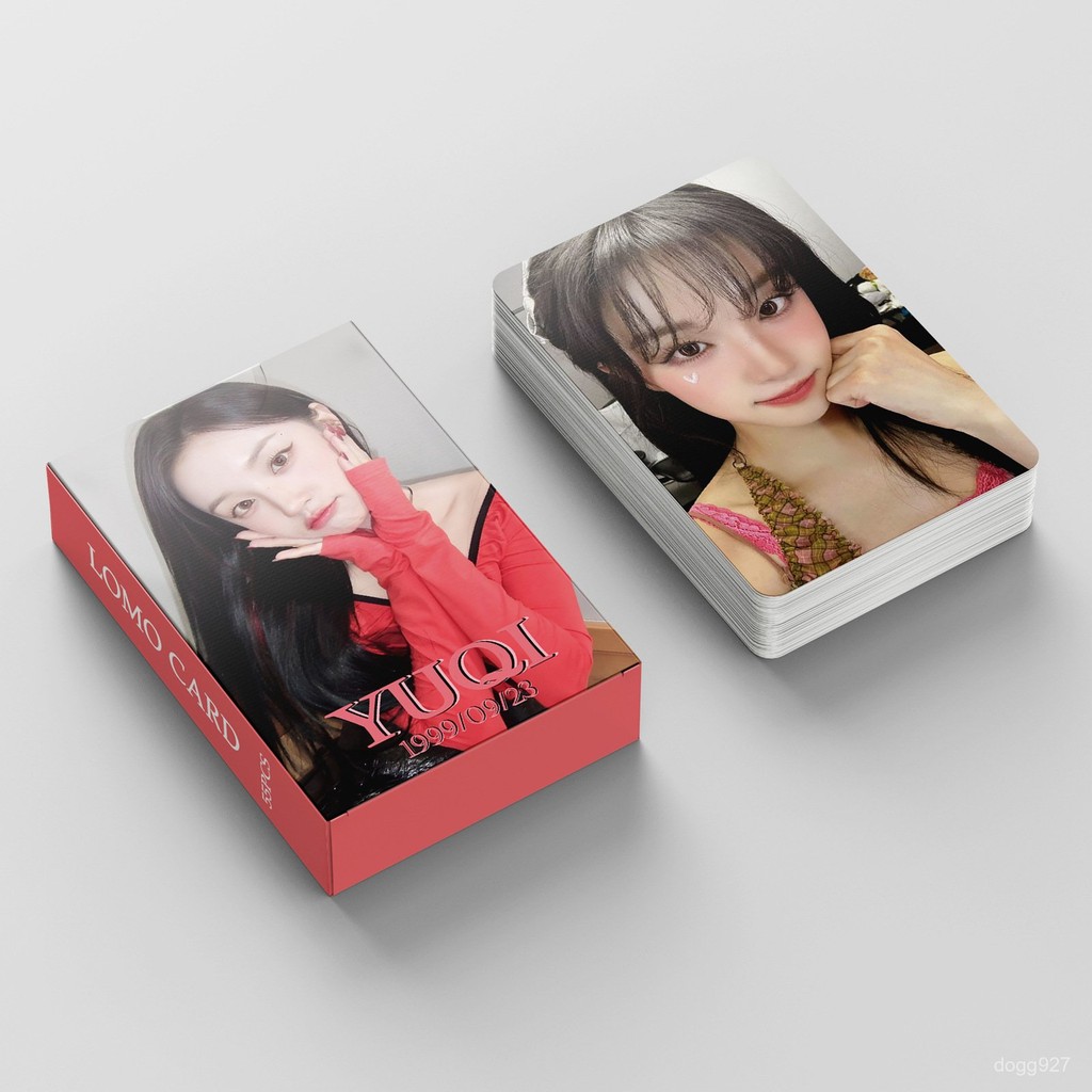 臺灣出貨 gidle小卡 55張GIDLE宋雨琦演唱會小卡YUQI卡片(G)I-DLE gidle週邊 小卡 LAJA