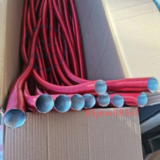 ⚡精品優選⚡ 駐車燃油加熱器配件鋁箔出風管 柴油暖風機紅色氣管 加厚柴暖管子⚡萬鎰商行⚡