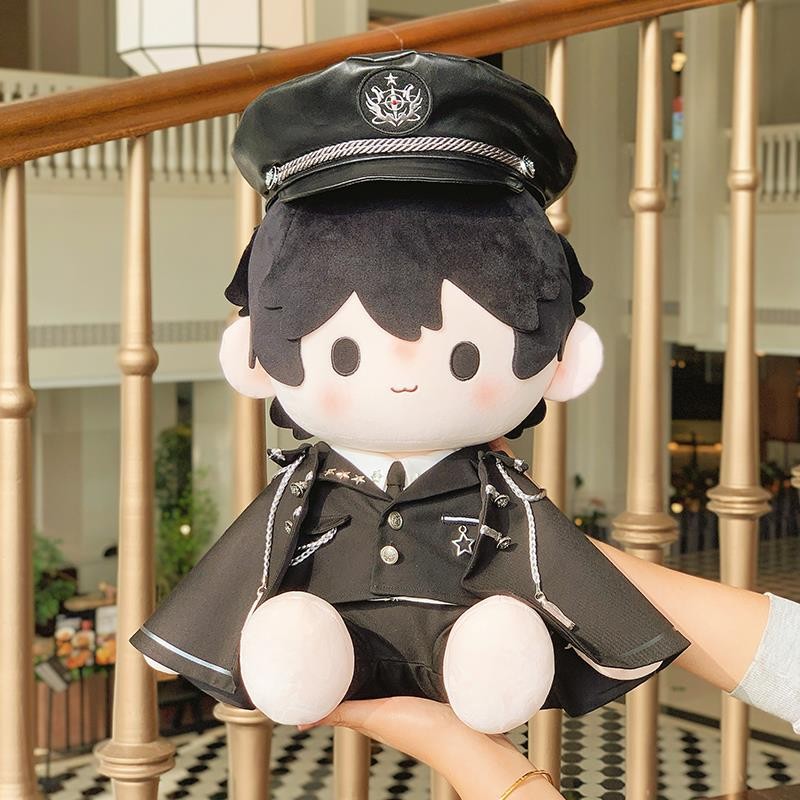 娃娃衣服 娃衣 黎明號角黑色 40cm棉花娃娃 衣軍裝西 裝制服 風毛絨娃衣 三八禮物