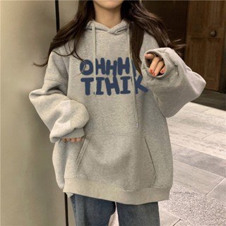 【sy】美式復古大學T 寬鬆衛衣 連帽大學t 長袖上衣運動 字母印花連帽衛衣 ins 風 大學t 女生衛衣