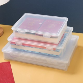 【新品推薦】桌面防塵證件收納盒4檔案資料整理盒戶口本放重要證書防潮檔案袋