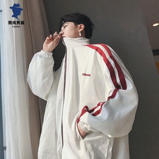 簡尚 秋季外套 男學生韓版潮流社會嘻哈寬松原宿風BF夾克青少年棒球服YU