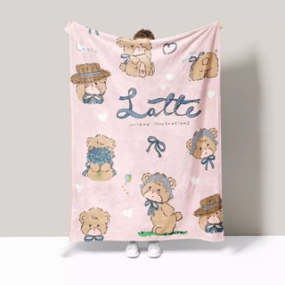 🎀夏涼毯🎀春秋季節必備mikko卡通四季通用羊羔絨法蘭絨可愛男女孩臥室辦公家用毛毯小被