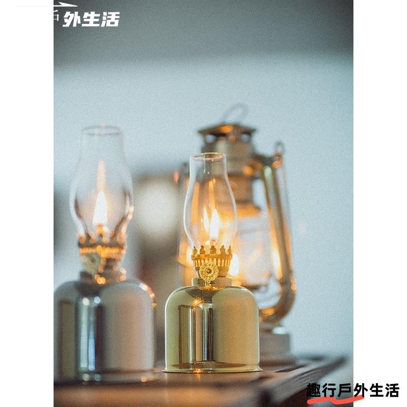 搖曳露營 露營燈 煤油燈 酒精燈 佛油燈 電鍍金屬復古油燈 氣氛燈 手火燈