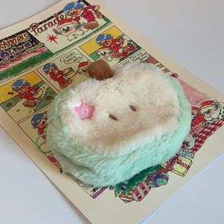✨新店促銷☜桃園出貨✨【1.2萬人好評】小紅書毛絨同款青蘋果零錢可愛學生卡通口紅耳機收納禮物女生小包