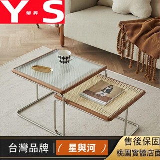 【XYH】特惠 北歐 中古風 會客桌 玻璃組合茶幾 大小組合 茶几 茶幾 邊幾 組合桌 小桌子 矮桌 茶几桌 收納茶几