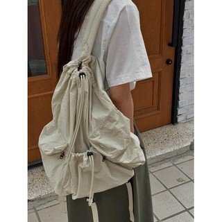 Codibook｜韓國 DAILYJOU 帆布抽繩後背包［預購］背包 女裝