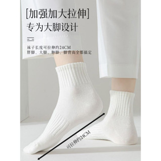 現貨 24小時發貨 】棉襪女款春秋襪子中筒吸汗防臭薄款防滑簡約黑灰白舒適短筒透氣襪子男 D1012 SE5X