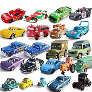 【花仙兒】合金汽車模型 Cars 閃電麥昆 汽車總動員 汽車賽車 紀念版 兒童玩具金屬玩具車