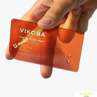 💖U MAKE客製💖 名片可客製化 高檔 紅色 塑膠名片 PVC名片訂製 防水 防折 加厚 異型 個性訂製卡片