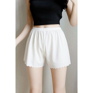 Ulove🌸冰絲安全褲 無痕安全褲 安全褲裙 內搭褲 冰絲安全褲女夏季薄款防走光可外穿不捲邊寬鬆居家短褲打底保險褲