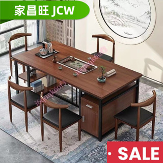 【家昌旺】110V茶桌椅組閤家用茶几喝茶桌子現代簡約辦公室泡茶桌陽臺功夫小茶臺 茶桌 茶臺 泡茶桌 辦公室 茶吧 家用