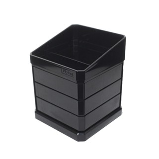 【文具忙什麼】波德徠爾 黑色 彈力式三層玲瓏收納盒 BM-1363